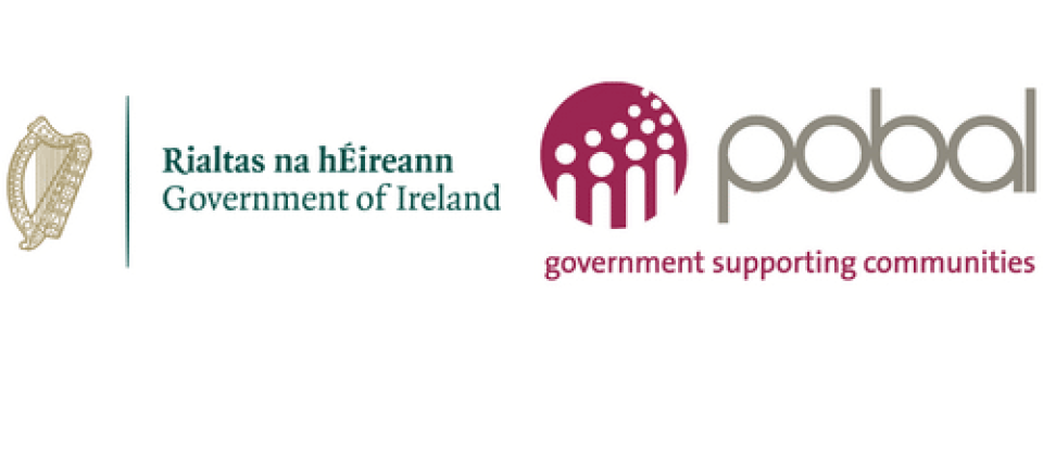 Government of Ireland Logo and Pobal Logo